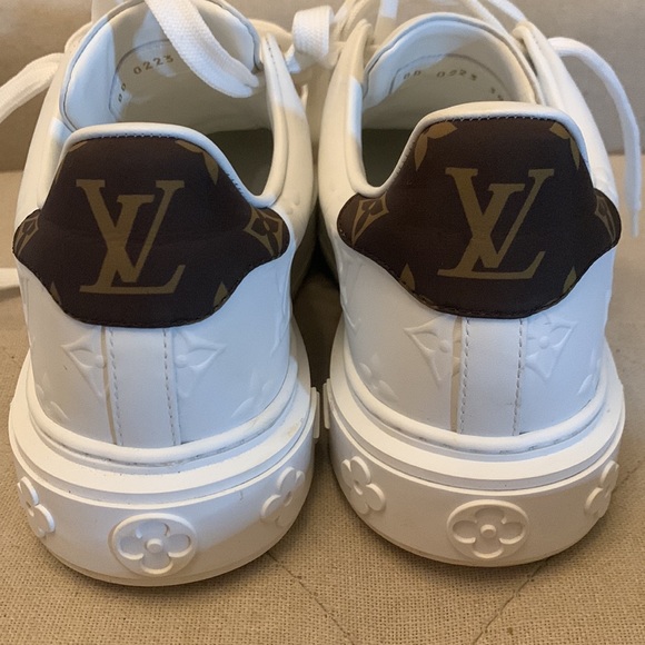 louis vuitton time out sneaker white 38 - Picture 3 of 7